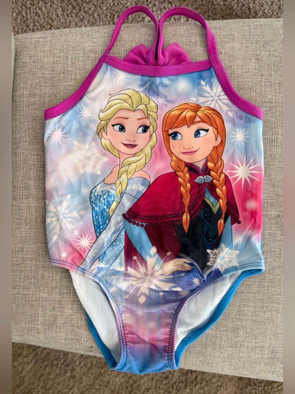 Girls Disney Frozen  One-Piece Swimsuit